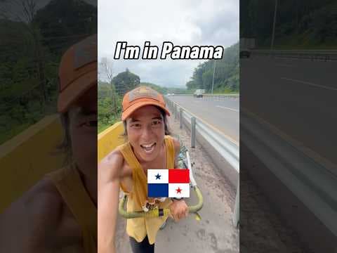 ついに北米大陸最後の国に入国しました🇵🇦#パナマ #南北アメリカ大陸徒歩縦断 #時速6kmで地球縦断