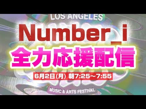 【Number_i×HITC】世界でぶちかますみんなを応援配信！！同時視聴リアクション！