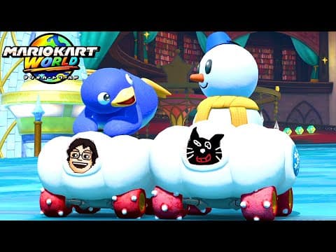 【2人実況】凄すぎて大興奮の『 1位を10回取るまで終われないマリオカートワールド』