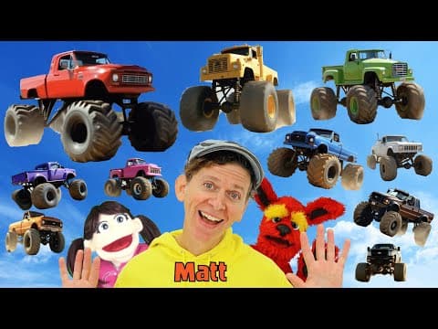 Monster Truck Colors | What Do You See? Song  | Find It Version | Dream English Kids