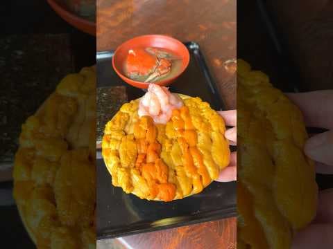 北海道産ウニ5種を一気に食べ比べ！ウニ好きにはたまらん！