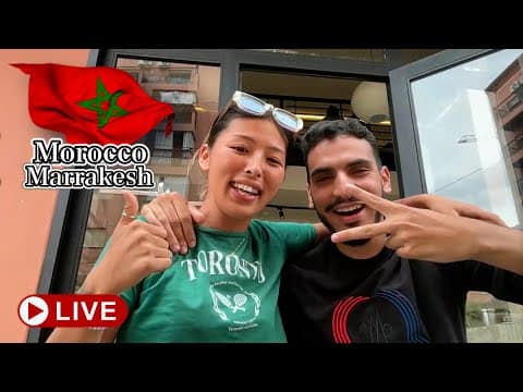 モロッコから配信中！YouTube Live