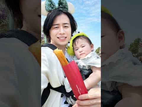 娘と2人きりでディズニーデートしたら嫉妬された #shorts