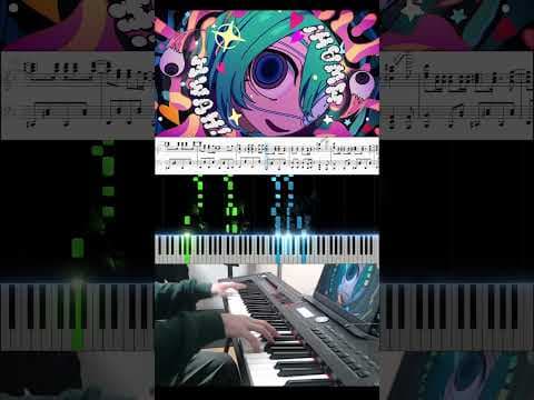 DECO*27 - Monitoring Piano version #piano #shorts #ピアノ #vocaloid モニタリング #morning  #deco27