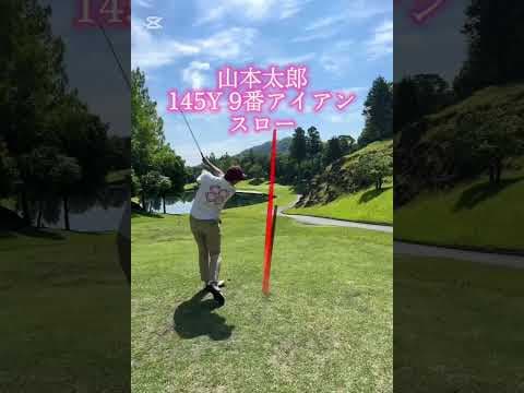 山本太郎のアイアンショット#ゴルフ #golf #アイアン