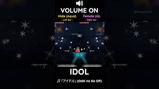 Oshi no Ko OP (Idol): Aqua vs Hoshino Ai... / Male vs Female Version