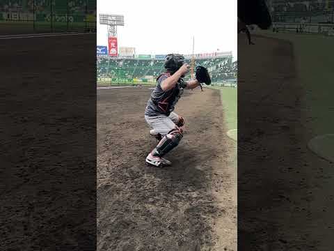 甲斐拓也選手のセカンドスロー！ #shorts