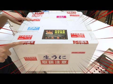 1つ10万円の『港区うに』となるものを買ってみたらヤバすぎた！！！