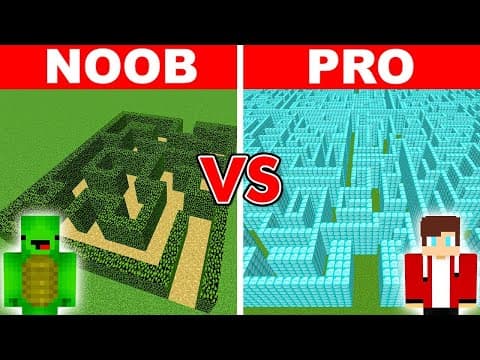 NOOB vs PRO: RIESEN LABYRINTH CHALLENGE