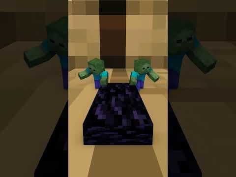 あなたの作業台にもきっと彼らはいるハズです。/ They must be on your workbench too. 【Minecraft Animation】#shorts
