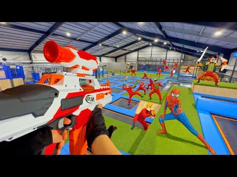 Nerf War | Amusement Park Battle 121(Nerf First Person Shooter)