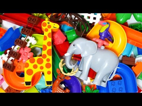 Very popular! A block coaster filled with animals, dinosaurs, and sea creatures!