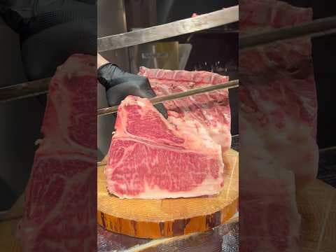 T-bone Steak 🥩🪚 近江牛のTボーンステーキ