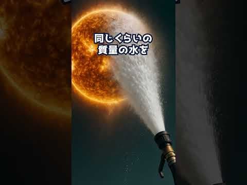 太陽に水かけたら温暖化弱まるんじゃね？