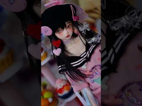 Harajuku fashion Japanese GAL dance BJD DOLL AI pinkdoll1729 #doll #bjd #barbie