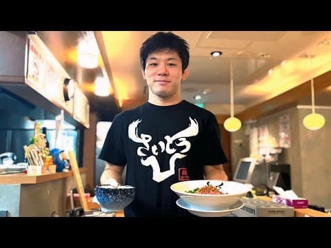 【#麺ZINさいとう】新作ラーメン　初代RIZINフェザー級王者 斎藤裕の作る和牛まぜそばがガチで美味すぎた！！！