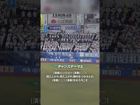 【美爆音】チャンステーマ3【習志野高校吹奏楽部 マリーンズ応援特別参加】#chibalotte