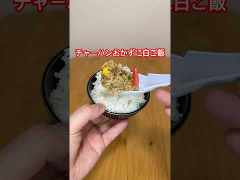 チャーハンで白ご飯、全然いけます