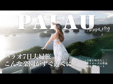 【パラオ完全解説】誰にも教えたくない、パラオという楽園で過ごした7日間vLog