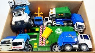 坂道走る『ゴミ収集車』のミニカーで緊急走行テスト！ Emergency driving test with minicars of “garbage truck” run on slopes!