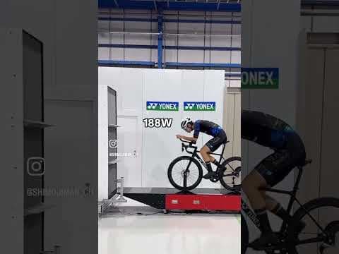 Air resistance at a speed of 30 km/h #cycling #shorts #windtunnel