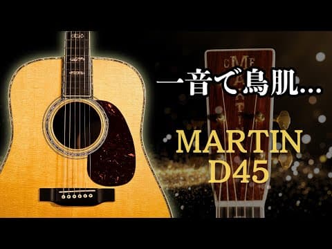 【MARTIN D-45 Standard】この音、美しすぎる...！2021年製（完全予約制 名古屋アコギ専門店 オットリーヤギター）