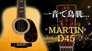 【MARTIN D-45 Standard】この音、美しすぎる...！2021年製（完全予約制 名古屋アコギ専門店 オットリーヤギター）