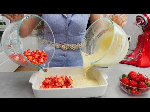 🍓 So schmeckt ein Erdbeerkuchen im Schweizer Dorf – Ein ganz besonderer Kuchen